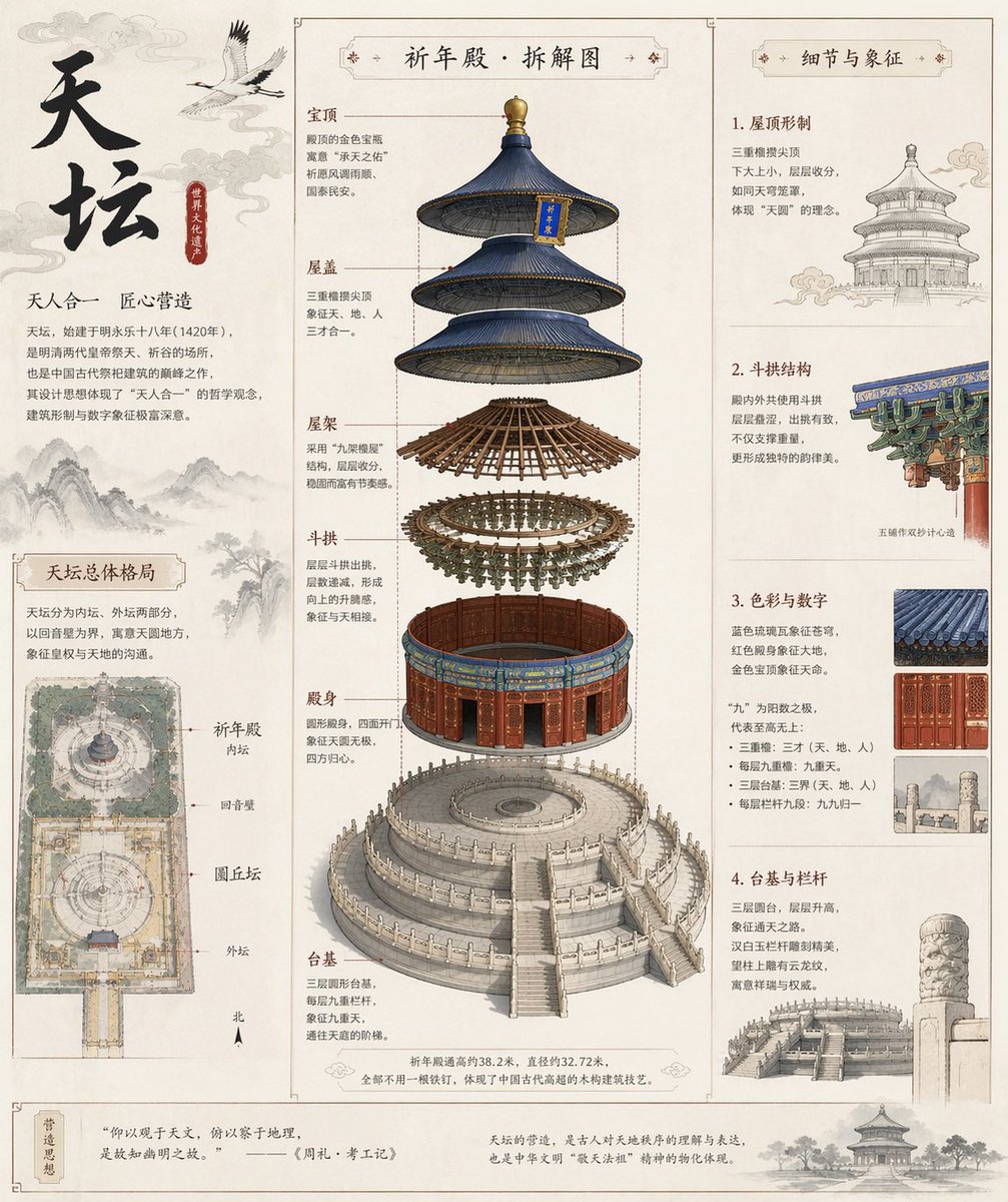 天坛古建拆解全图 sample 1
