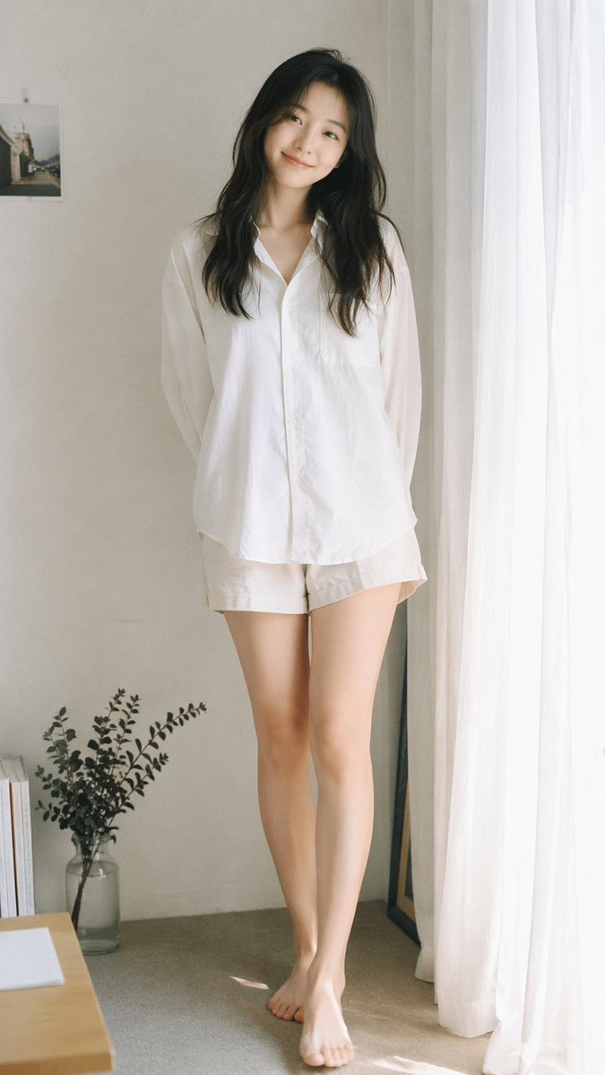 窗边日系胶片女孩 sample 1