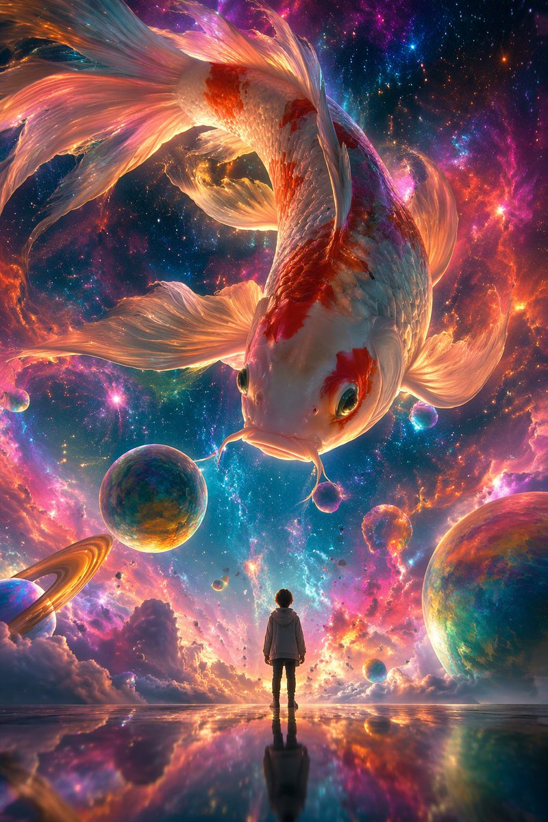 星云巨鲤与小人的奇幻对话 sample 1