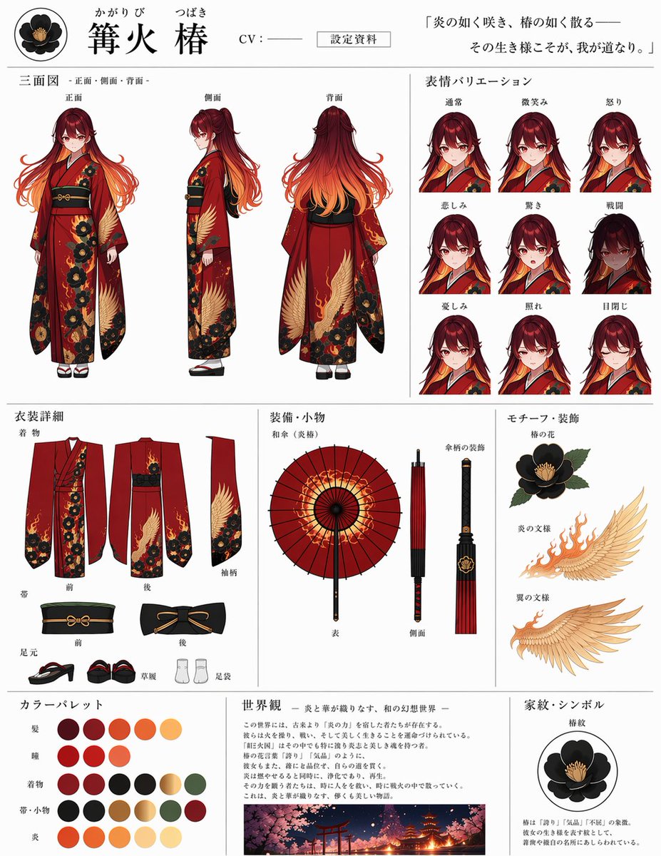 人物角色设定图 sample 1