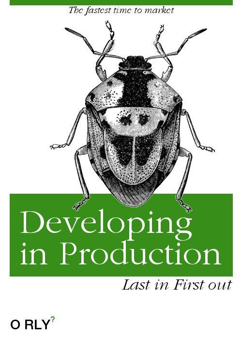 Developing in Production | The fastest time to market