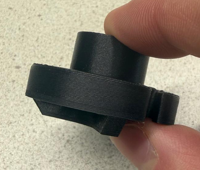 Side view of clean smaller overhang