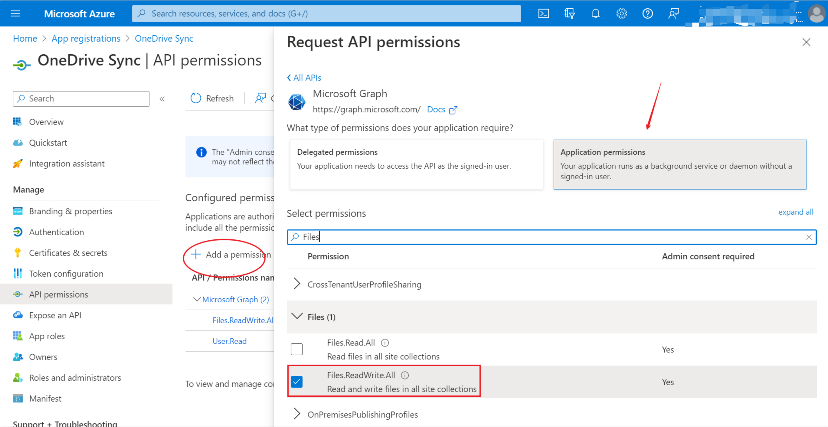 Set up API Permissions
