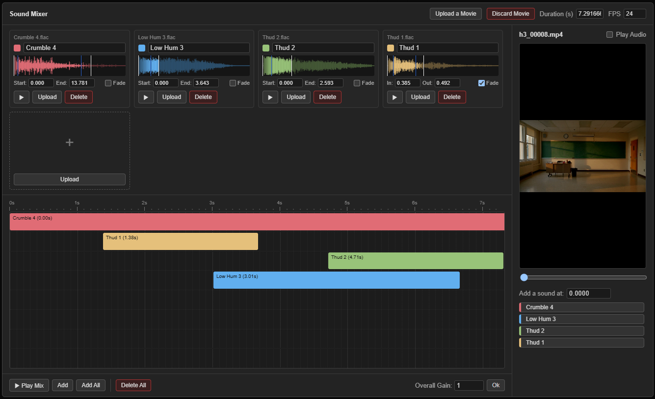 Sample Sound Mixer