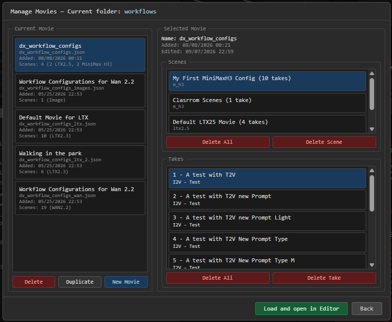 Sample movie manager