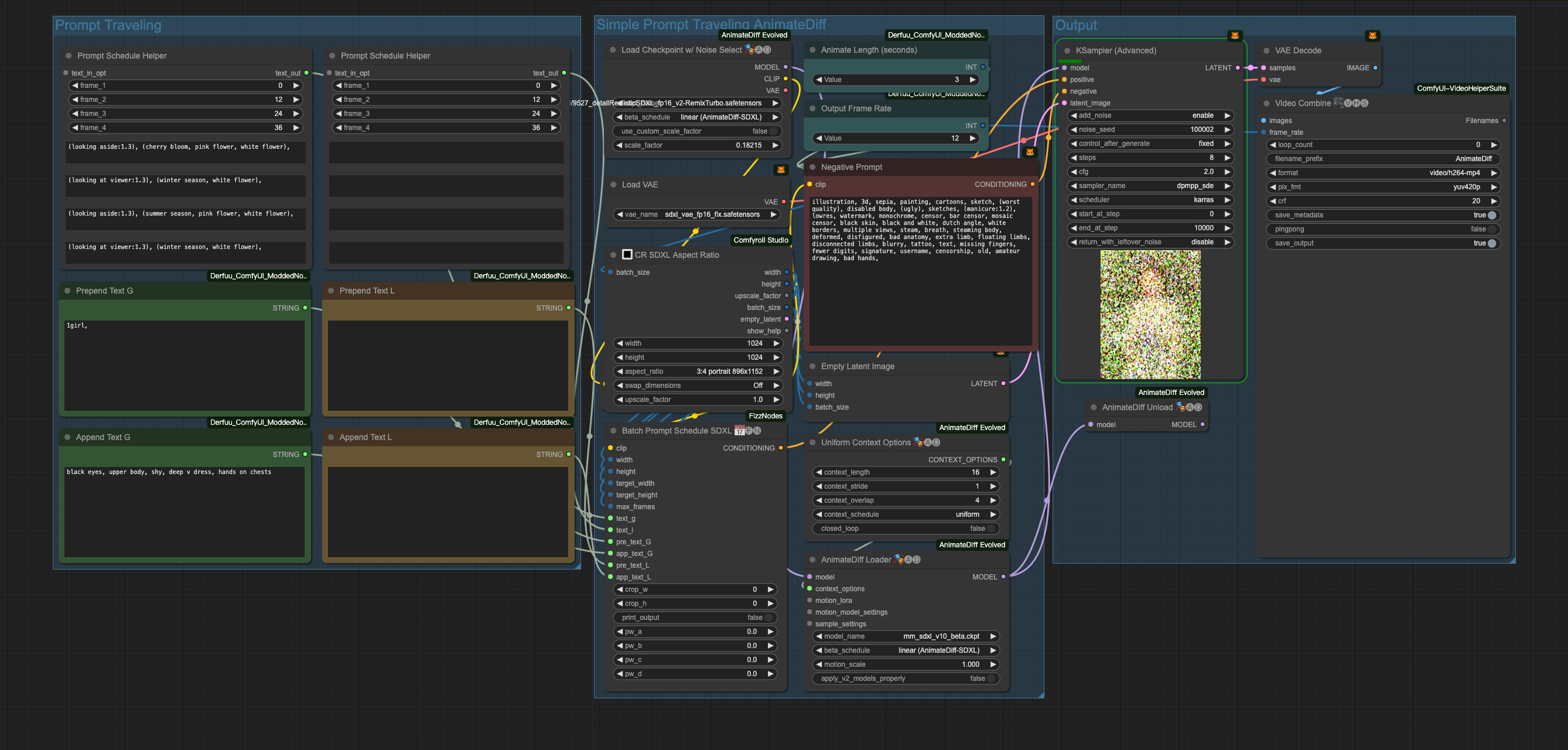 AnimateDiff_SDXL_Simple_Prompt_Traveling