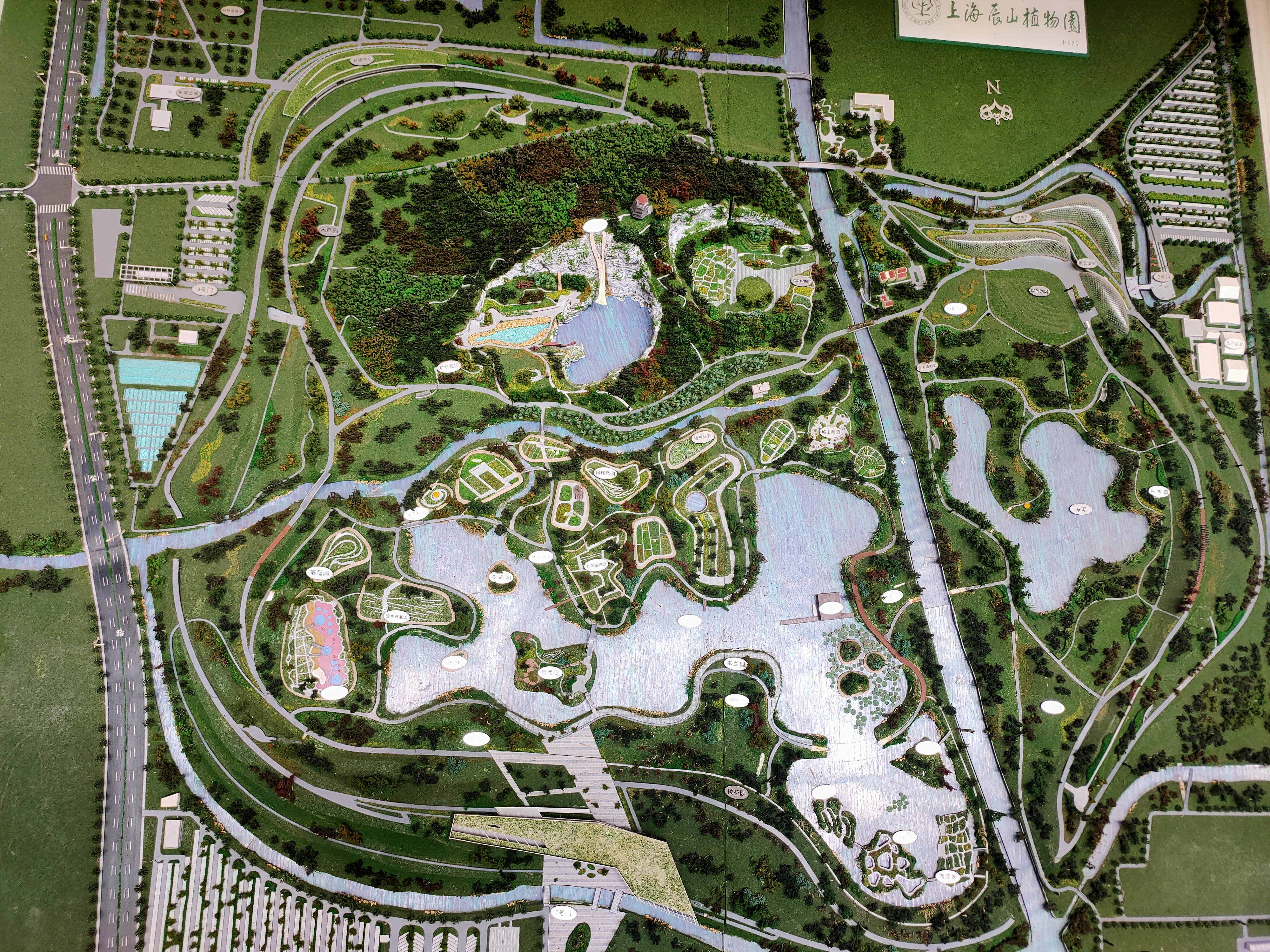 植物园概览图