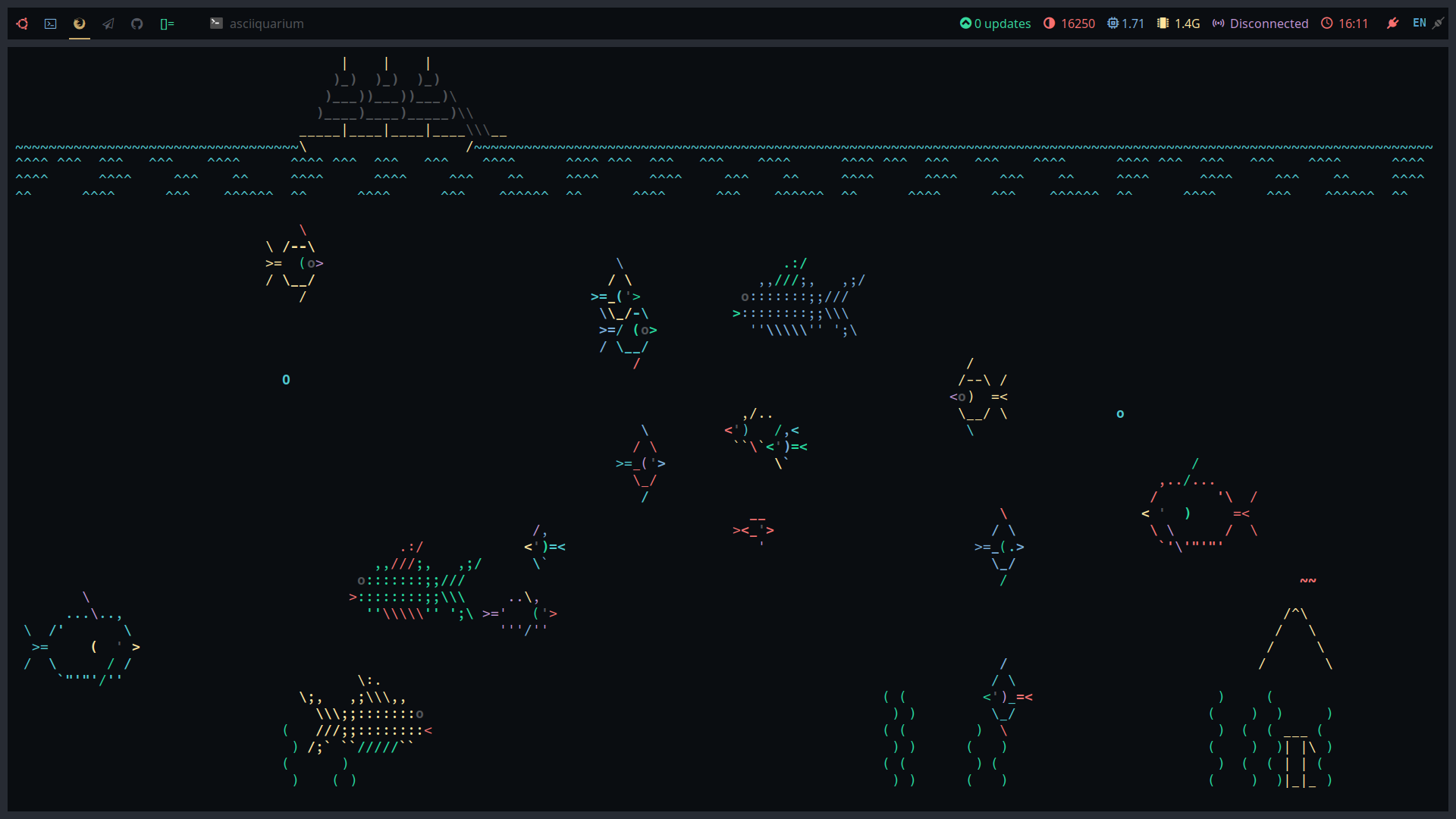 Asciiquarium
