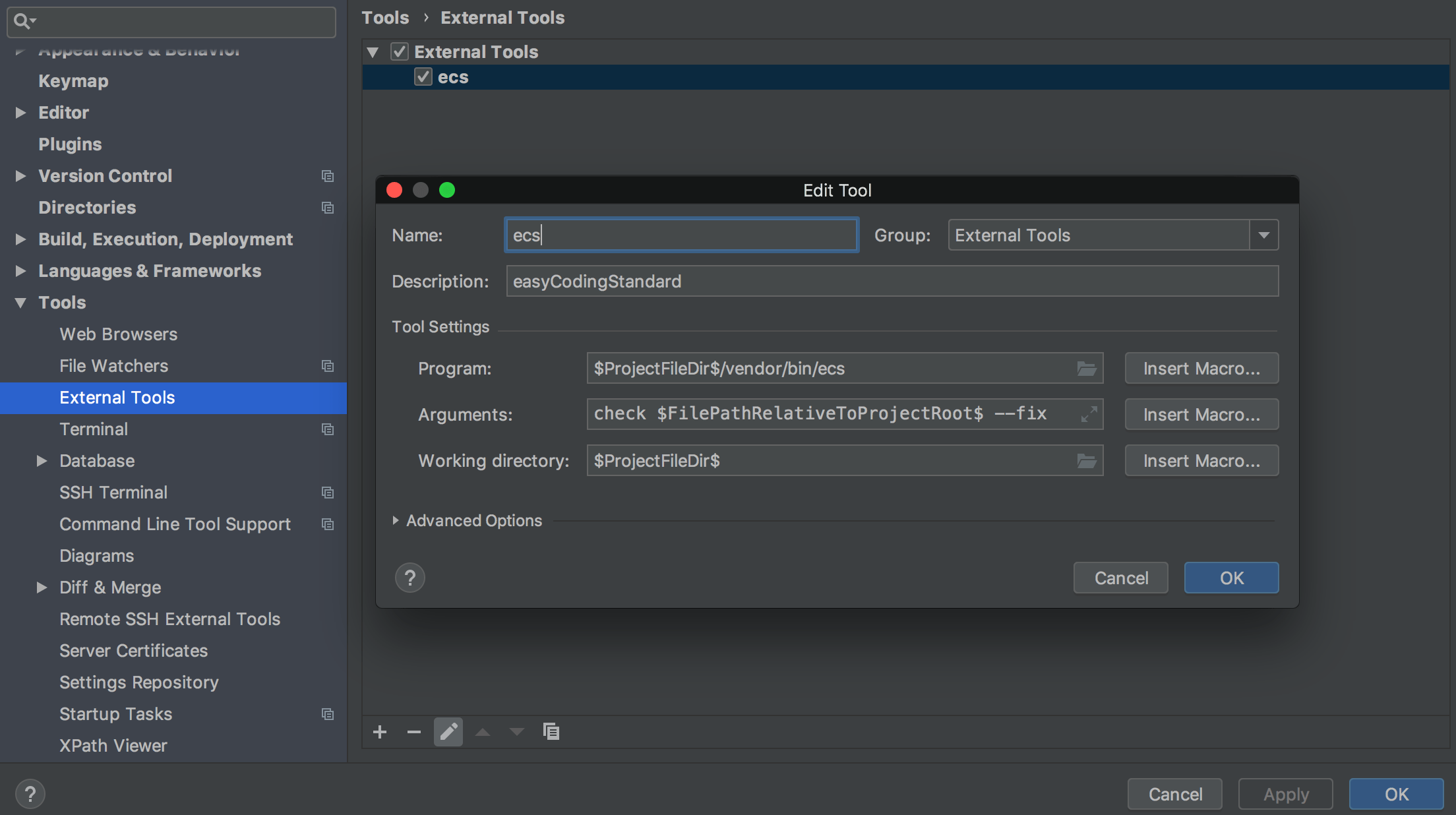 PHPStorm Configuration