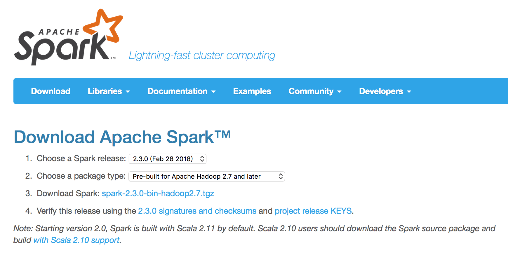 install spark on mac os x