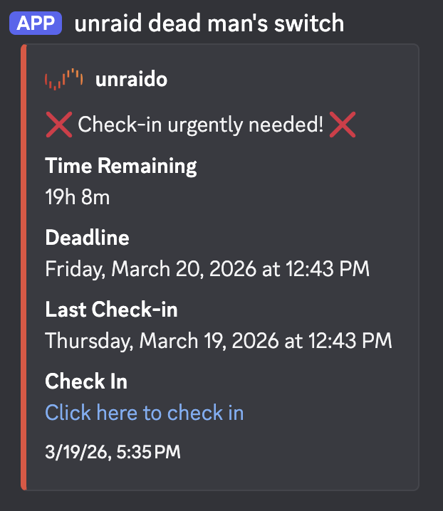 Discord Notification