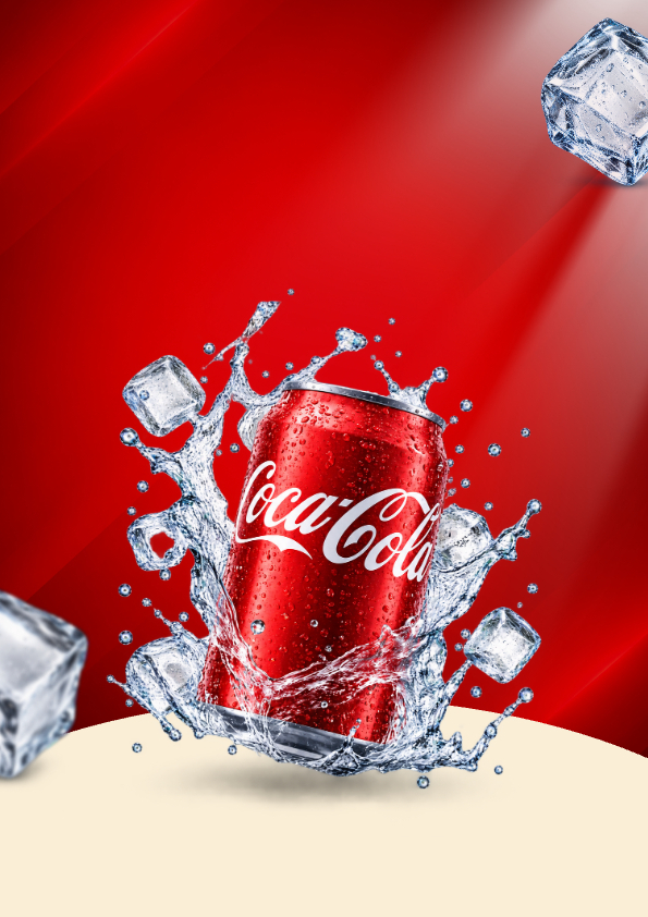 Ice-cold Coca-Cola