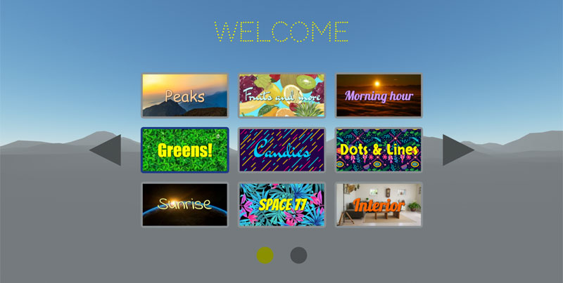 IdeaSpaceVR - Welcome Theme