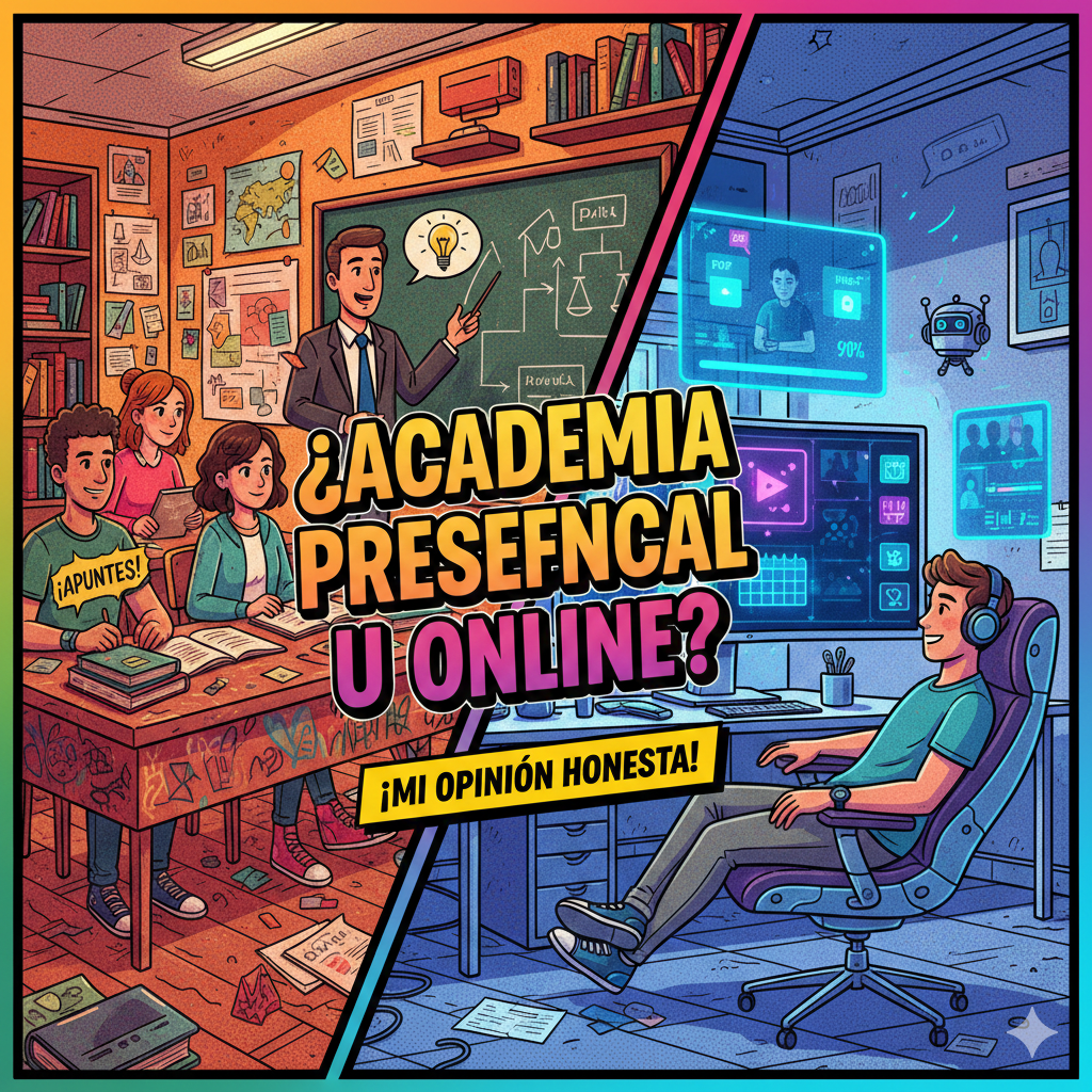 Academia presencial u online