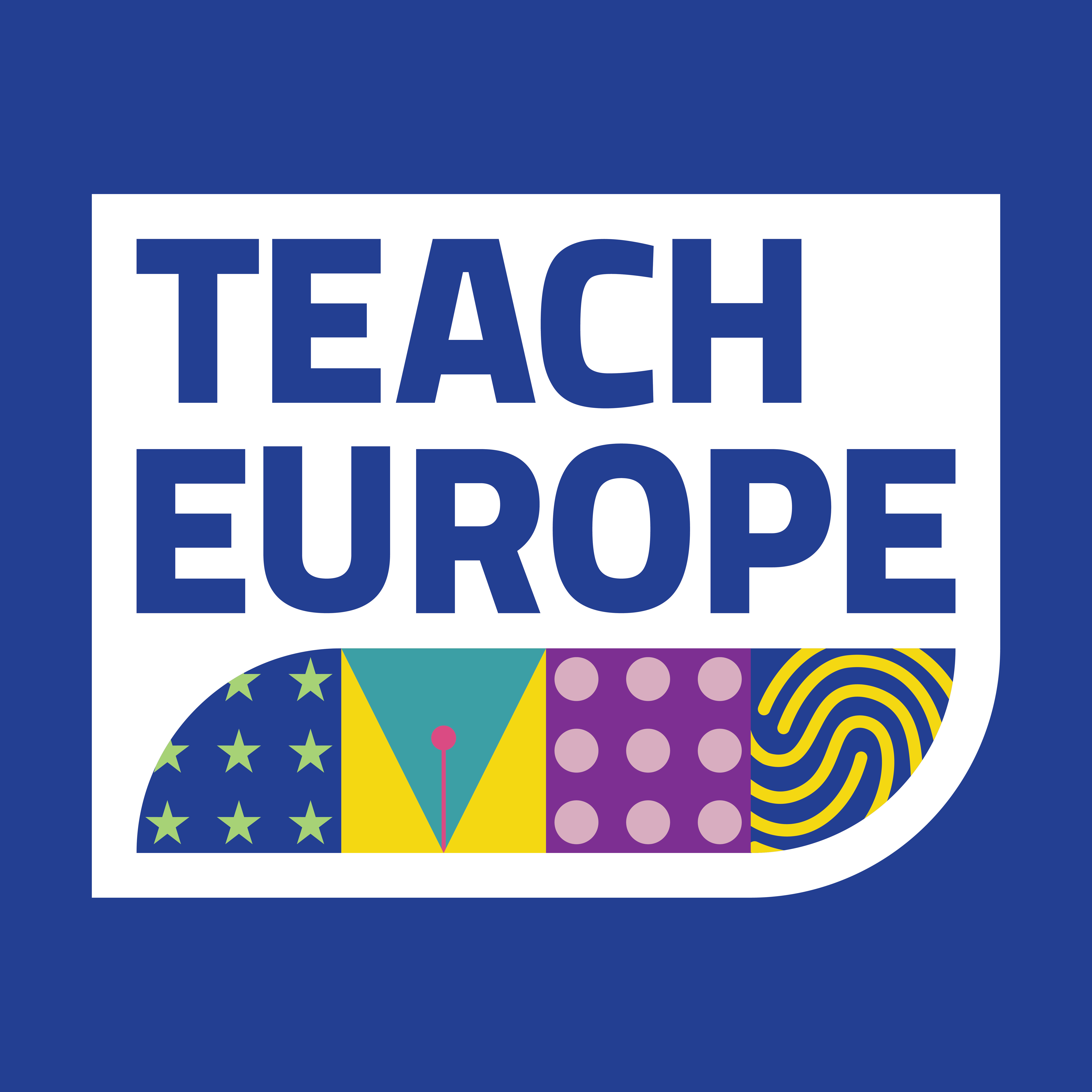 Teach Europe Logo and Visual Identity cover