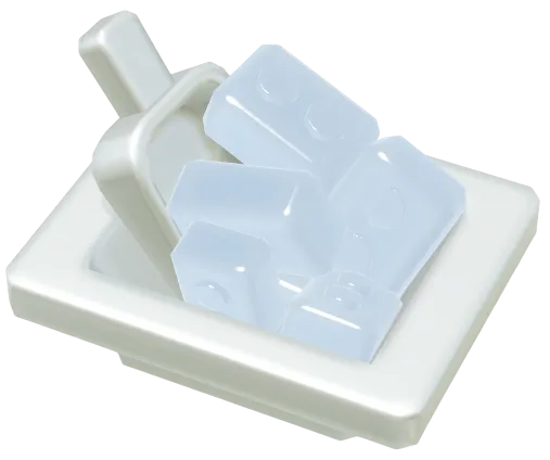 Hielo de bloques