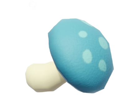 Shiitake Extraño (Azul)