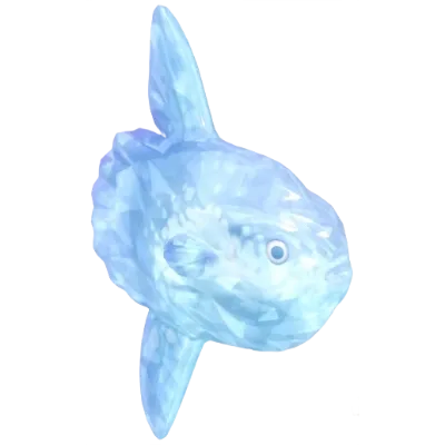 Peixe-lua Cristalino