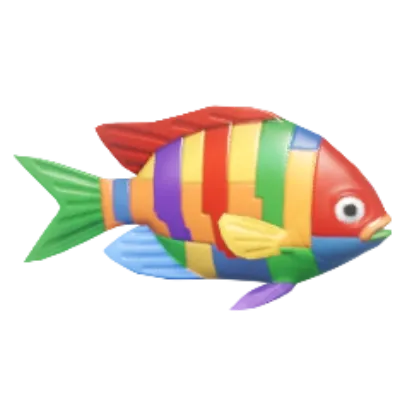 Peixe-palhaço de Blocos Colorido