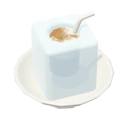 Café en cubo de hielo