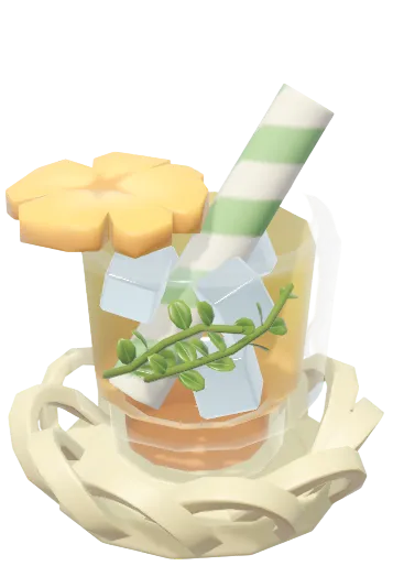 Té negro de piña primaveral