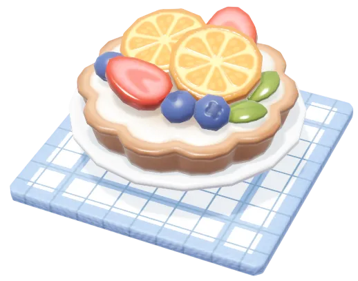 Tarta aromática hierba luisa de frutas