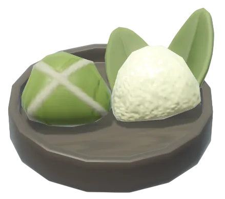 Zongzi triangular de arroz