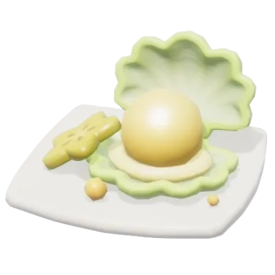 Bolo de Pérola com Carambola
