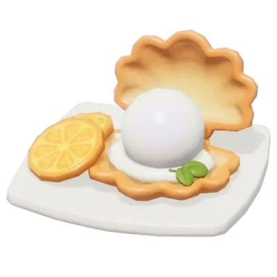Bolo de Pérola com Tangerina