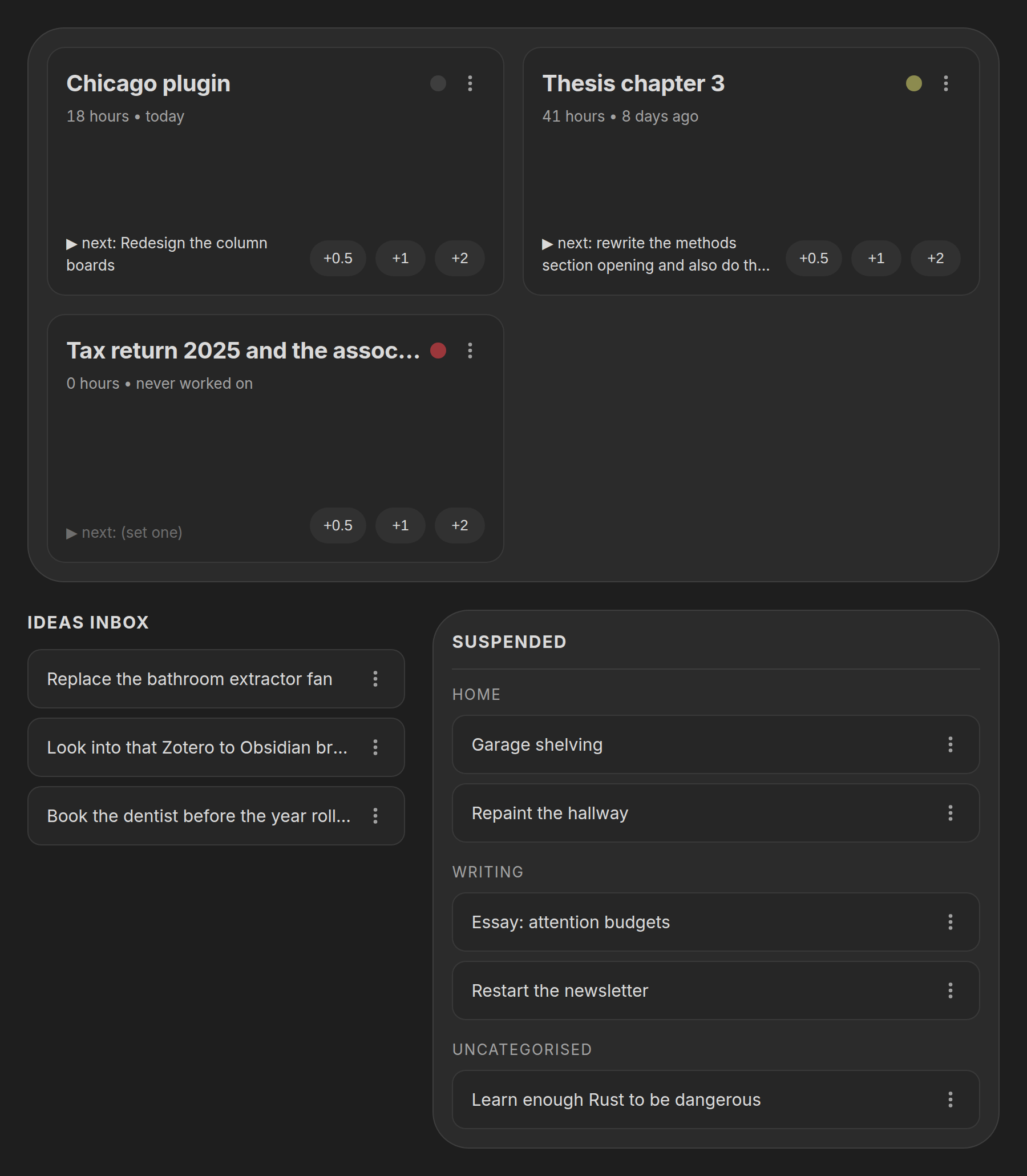 The Chicago dashboard