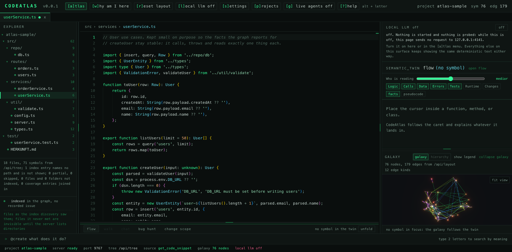 Graph visualization UI