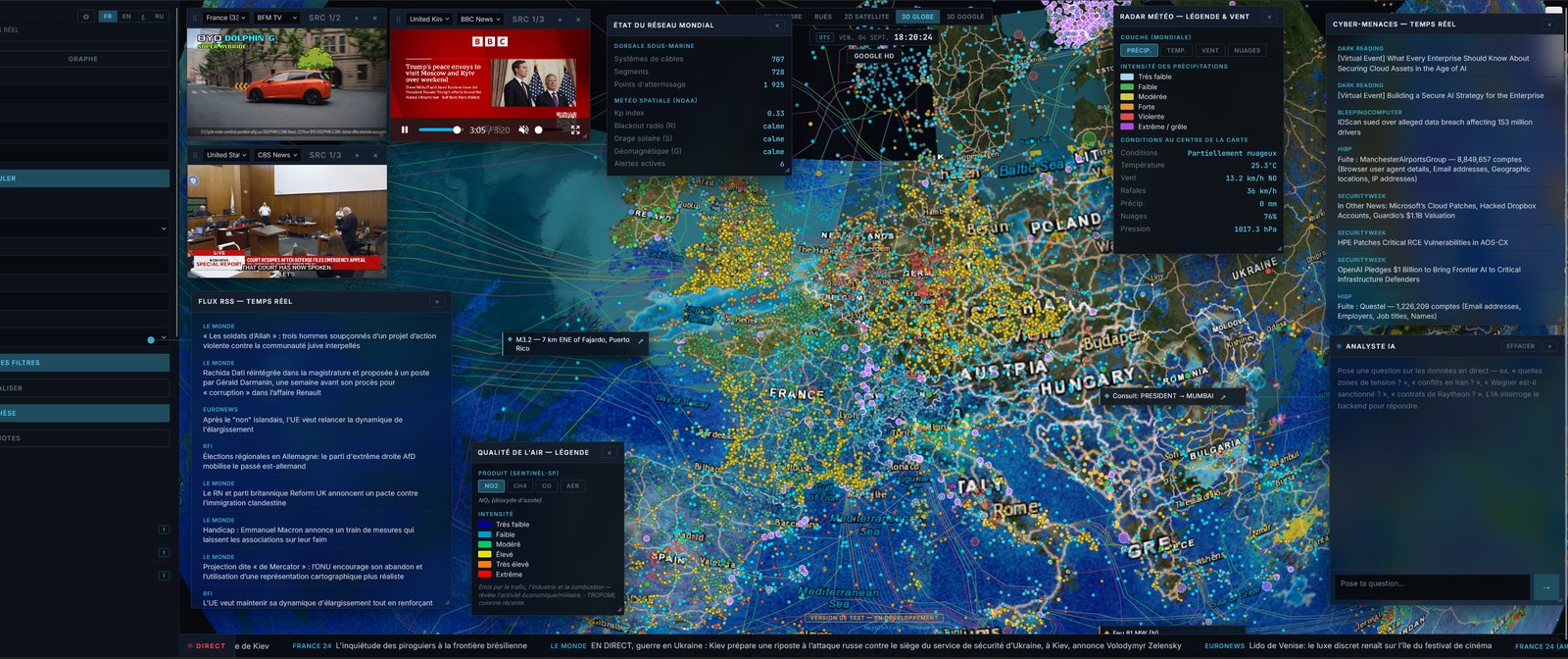 Europe under the precipitation radar