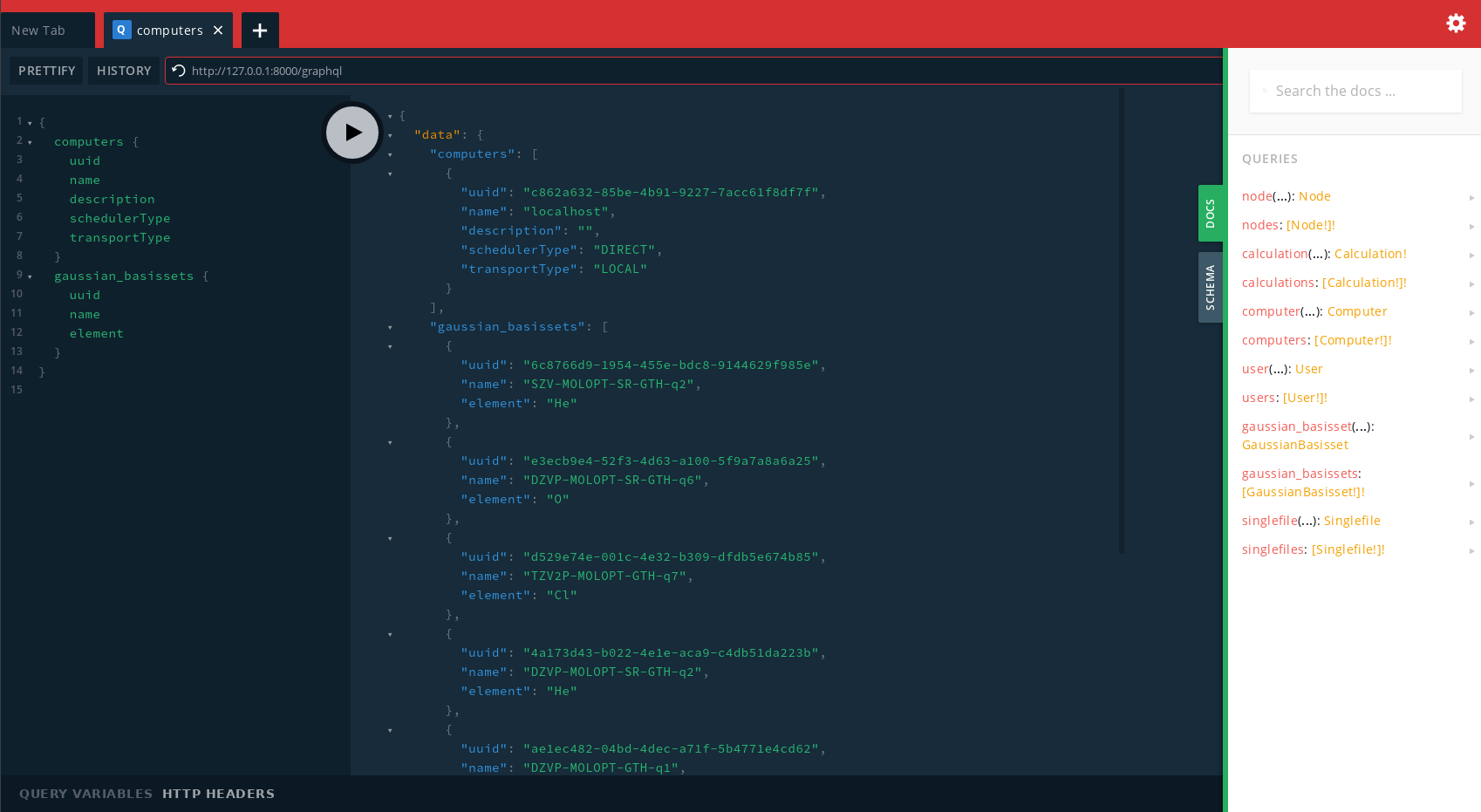 Query Screenshot Query Screenshot