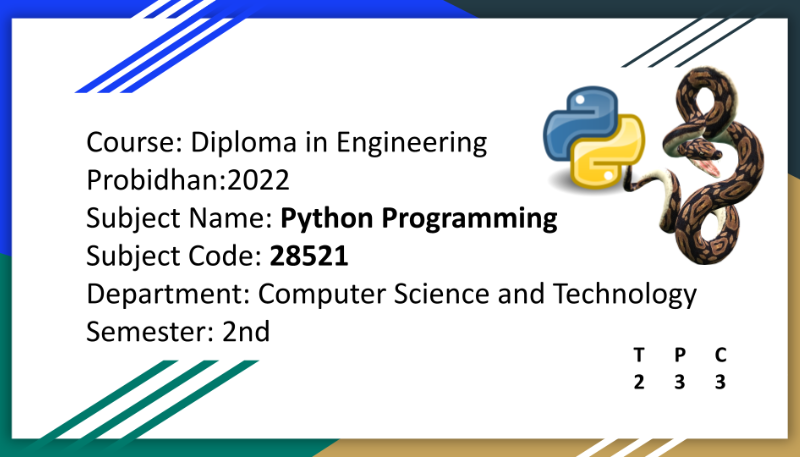 Python Programming (28521) Full Course Free