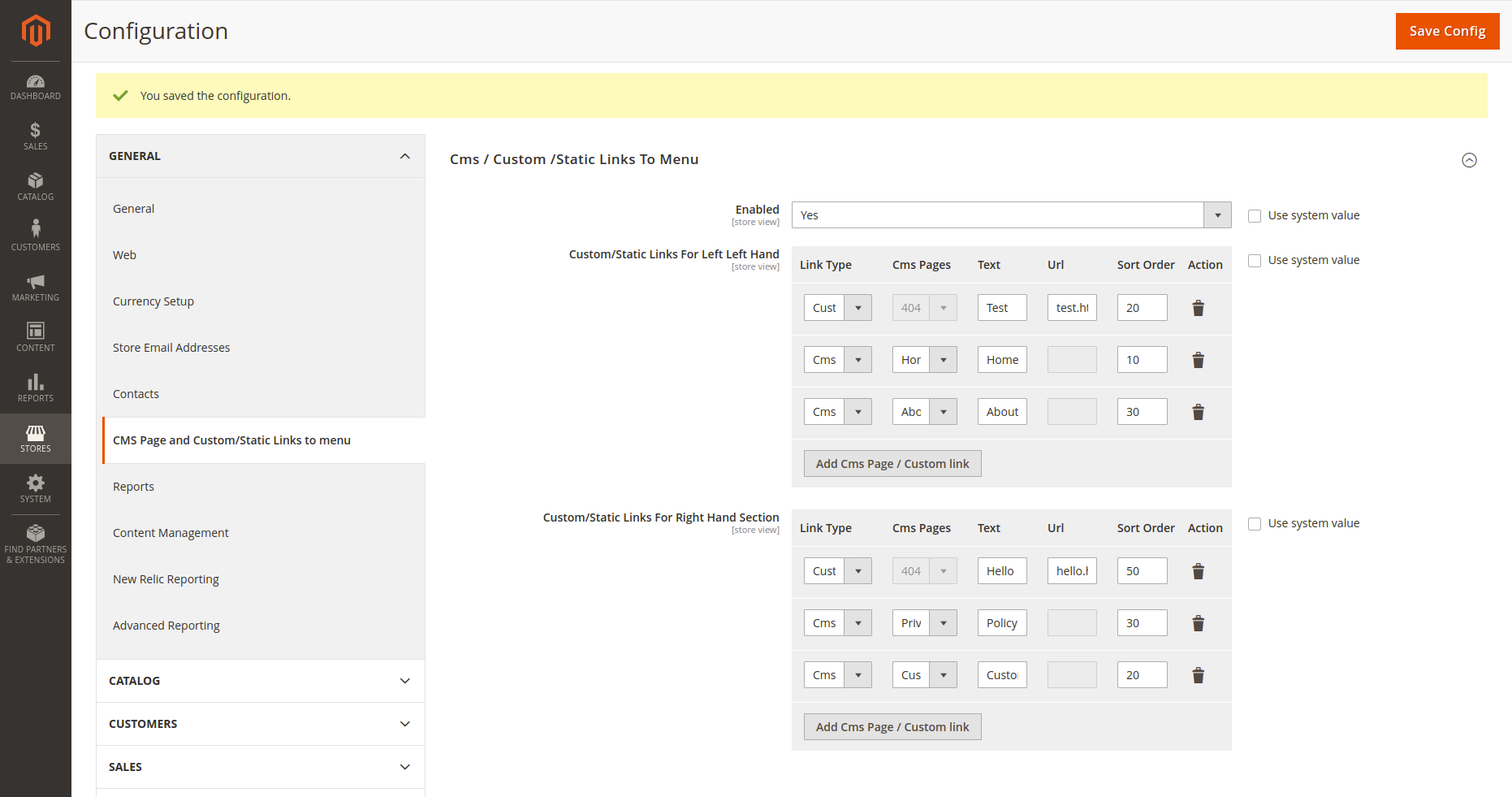 Admin Setting