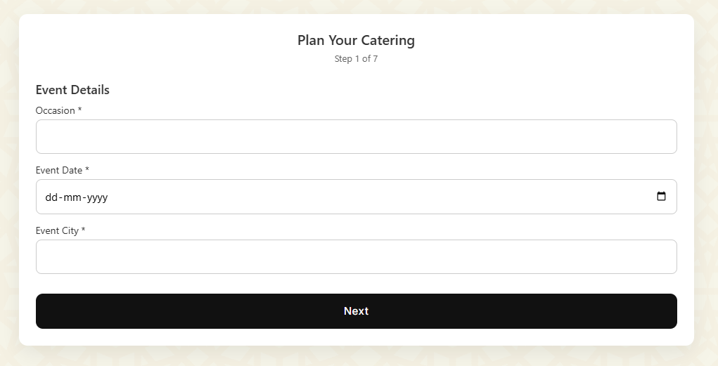 Estimate Form