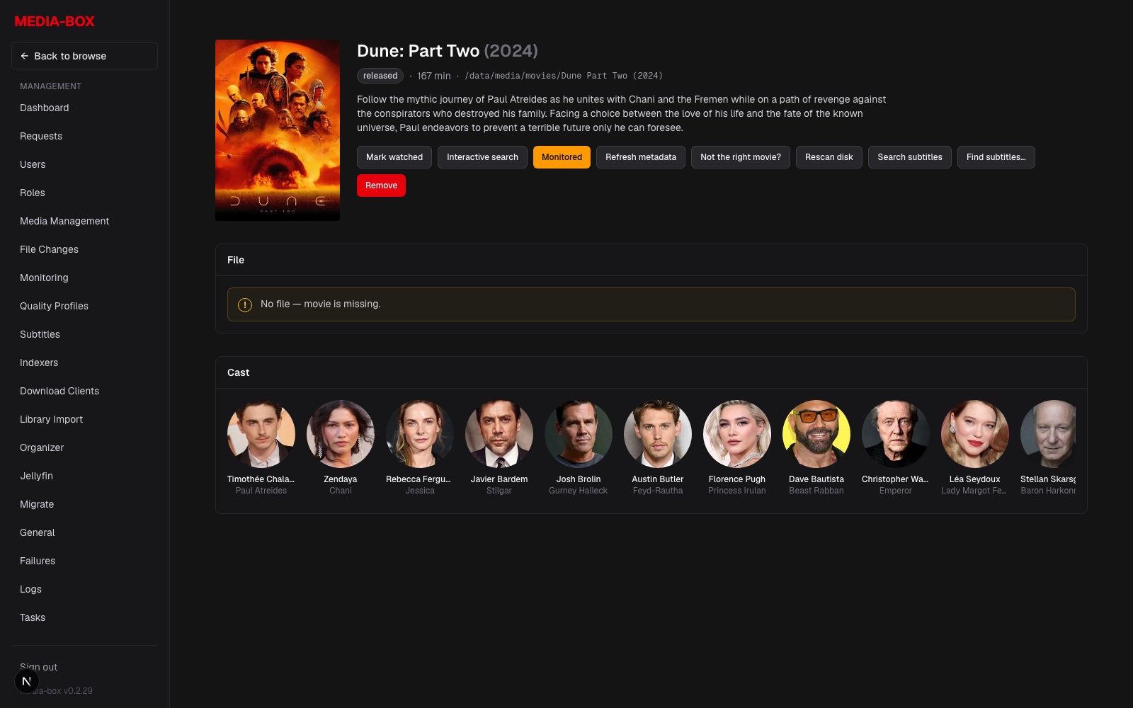 Movie management