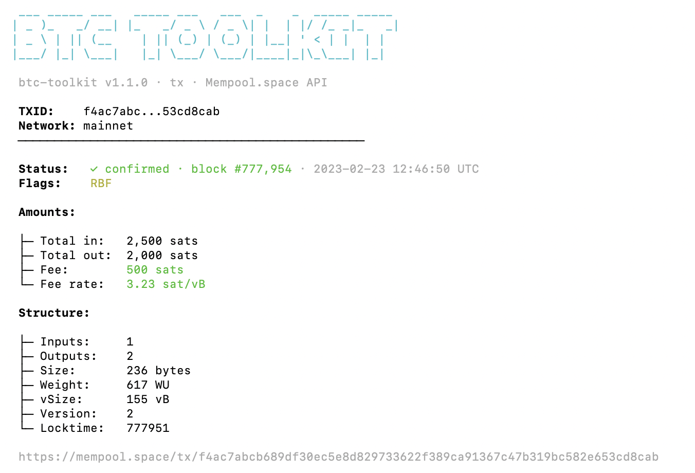 btc-toolkit tx demo