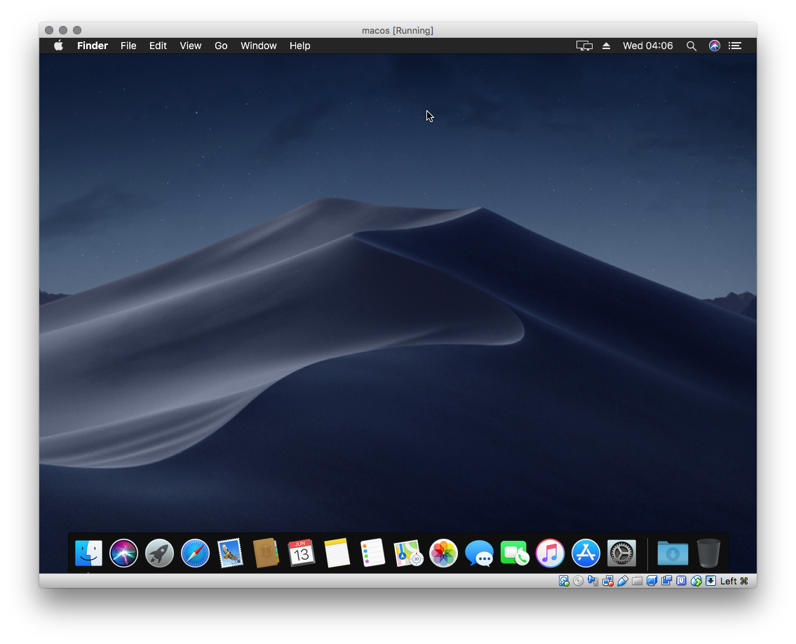 Running macOS 10.14 Mojave Beta 1 in VirtualBox 5.2