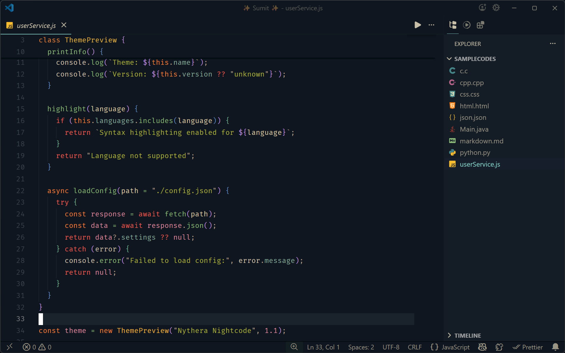 Nythera Nightcode Preview