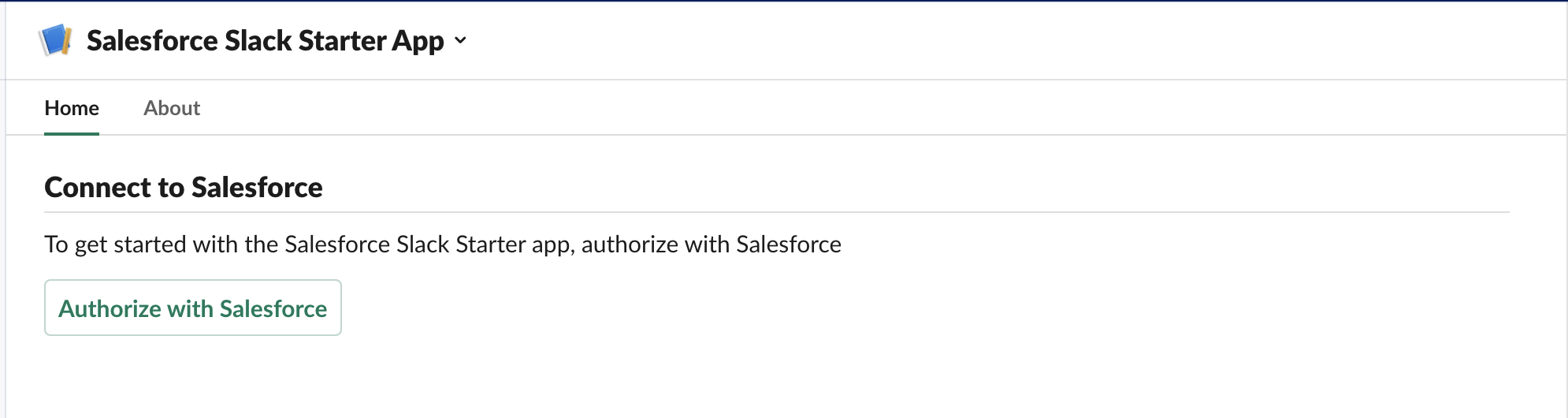 Authorize with Salesforce