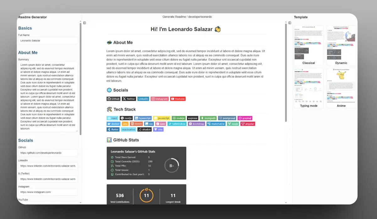 Readme Maker