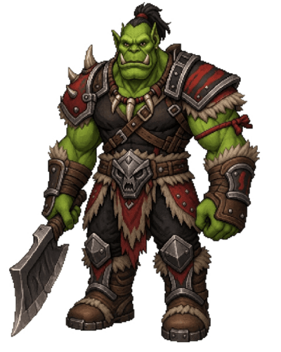 Wurk — an orc ready to work