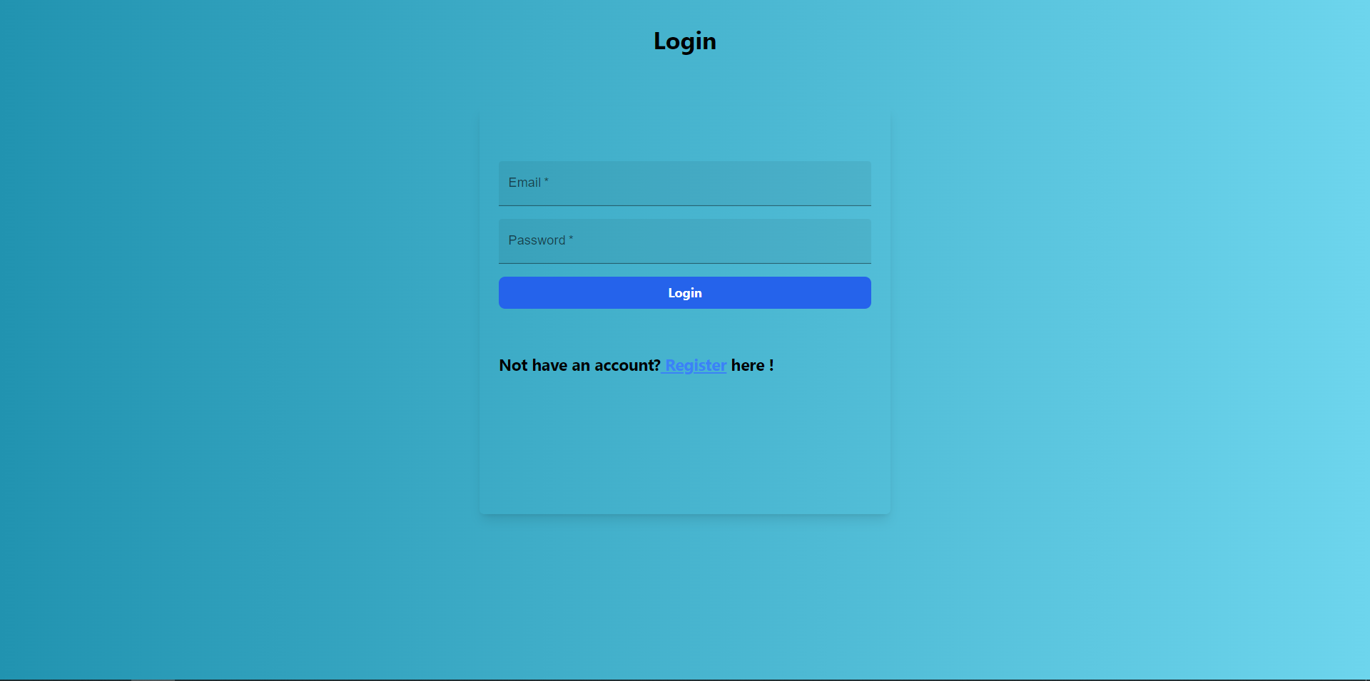 Login