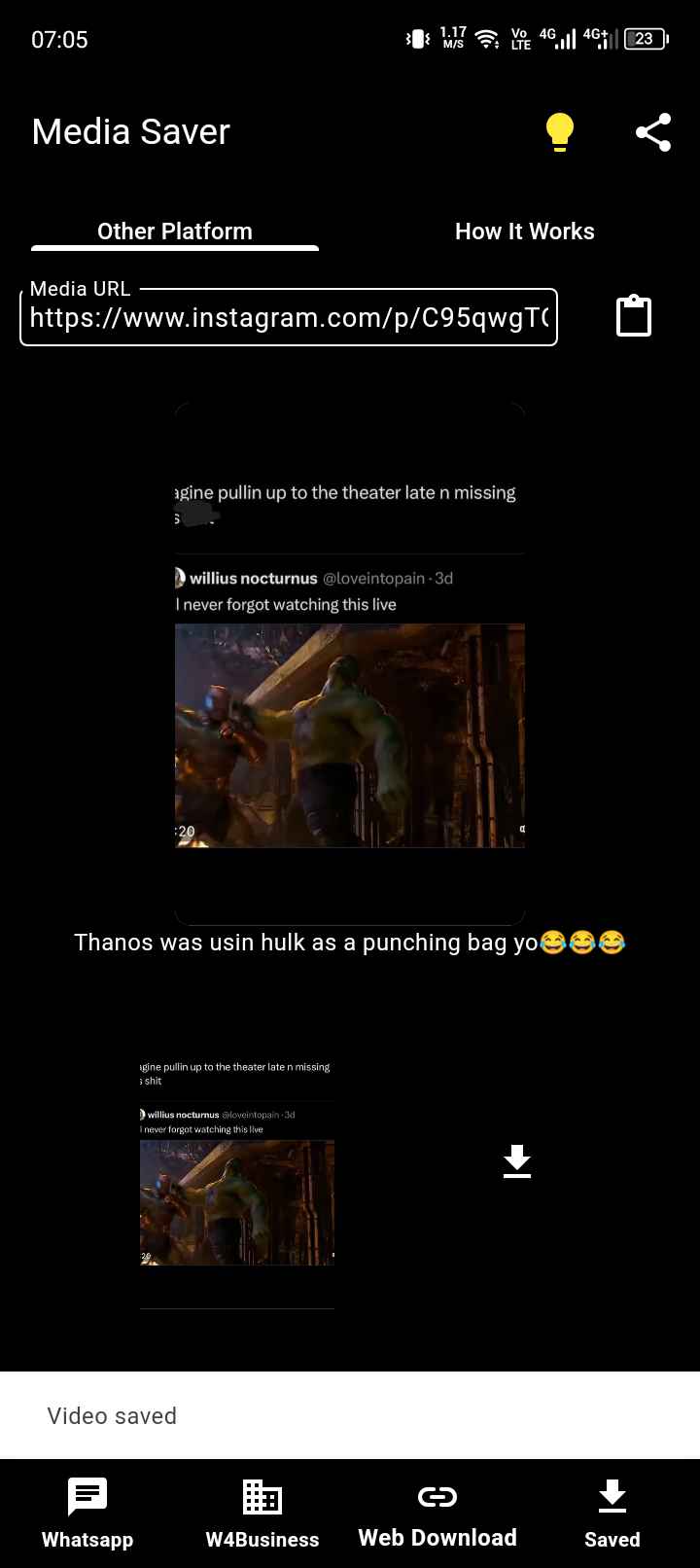 Instagram dark mode