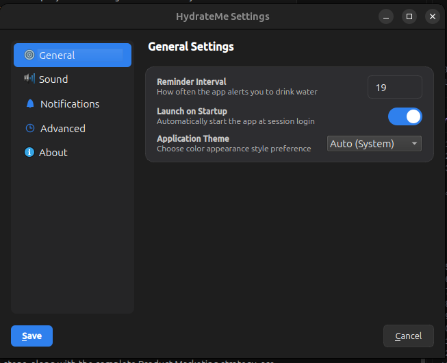 General Settings