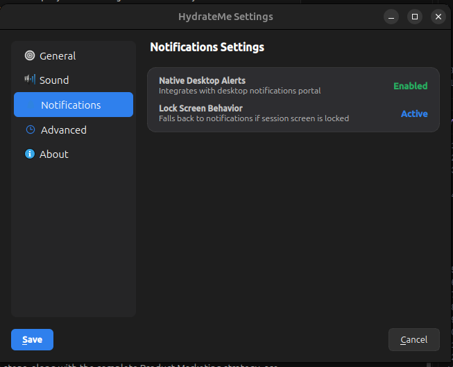 Notifications Settings