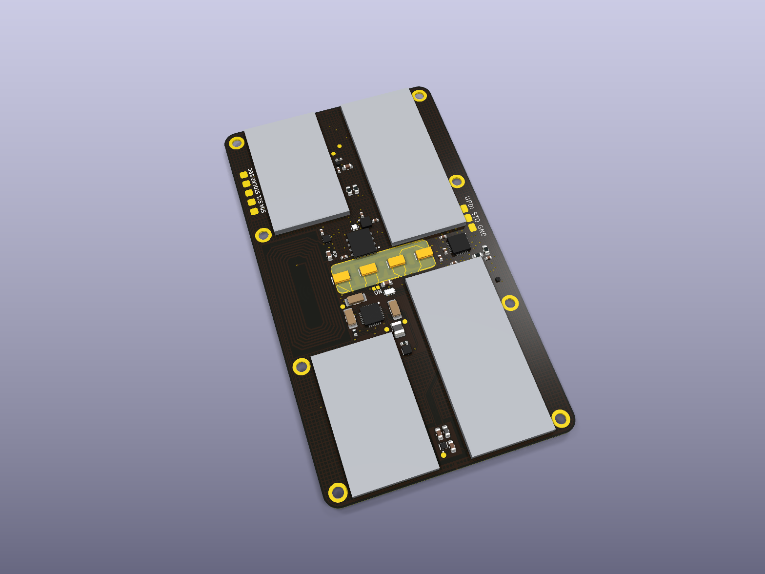 Solar business card, from the project README