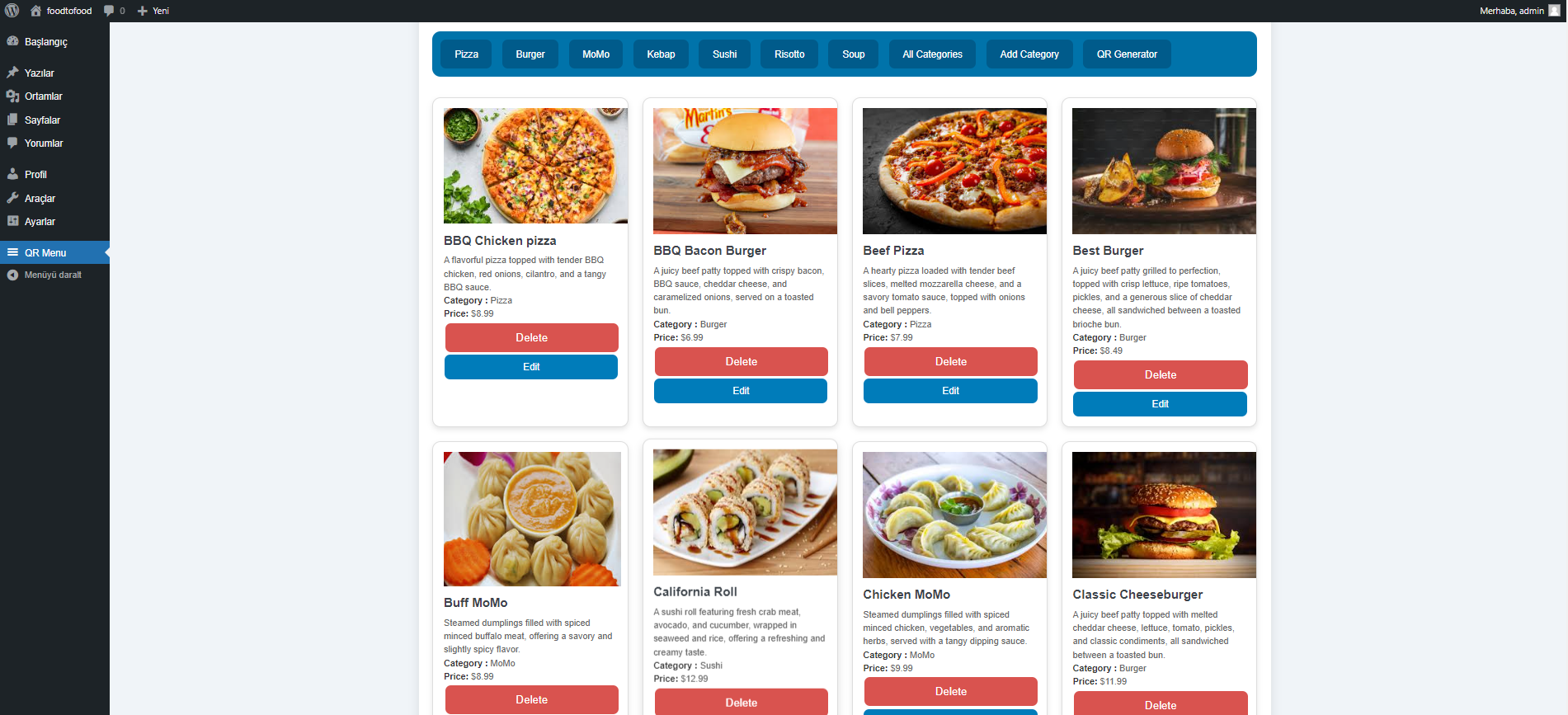 Product List