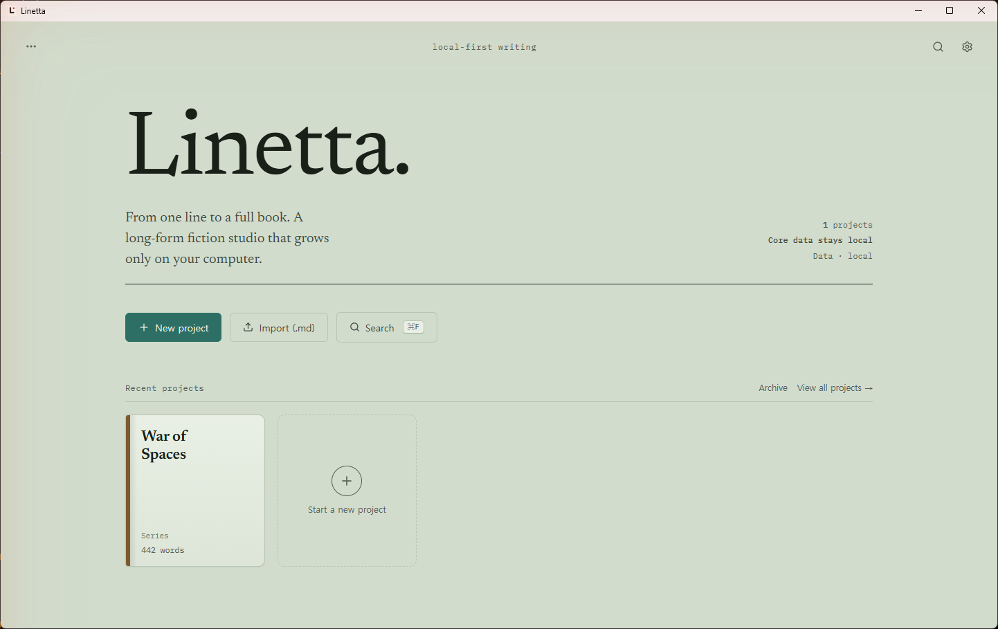 Linetta project library